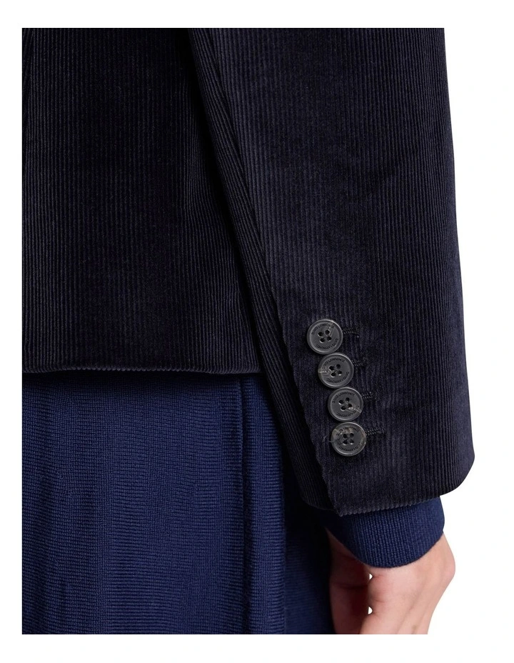 Iiona Corduroy Blazer in Navy image 4