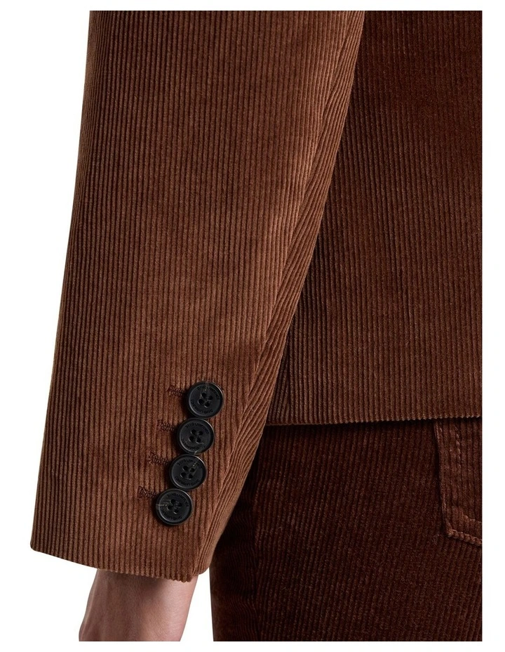 Iiona Corduroy Blazer in Nutmeg image 4