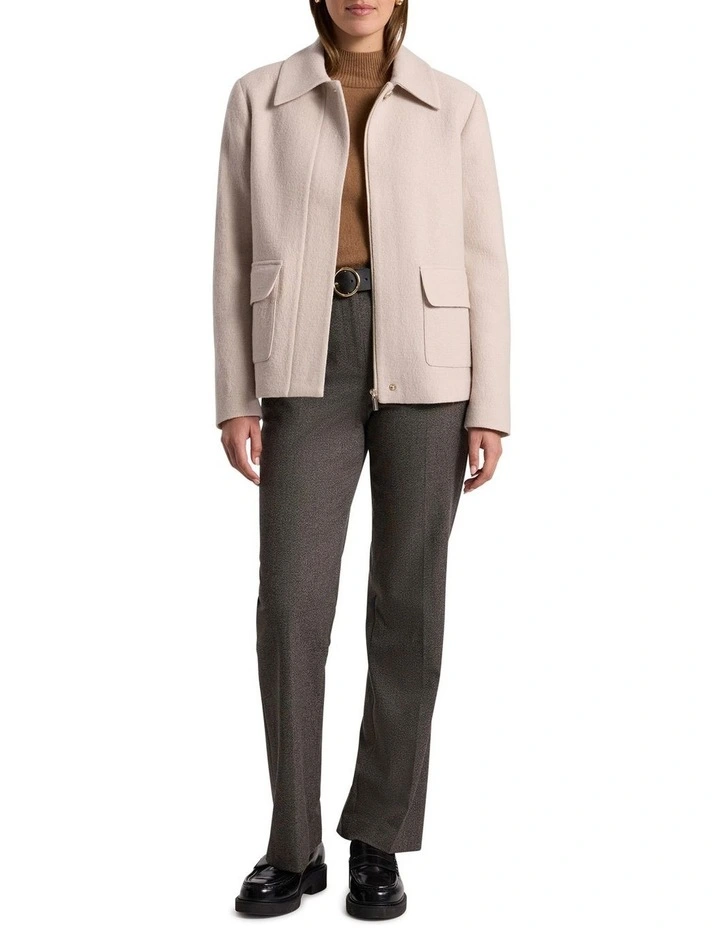 Seren Felted Wool Jacket in Pebble image 2