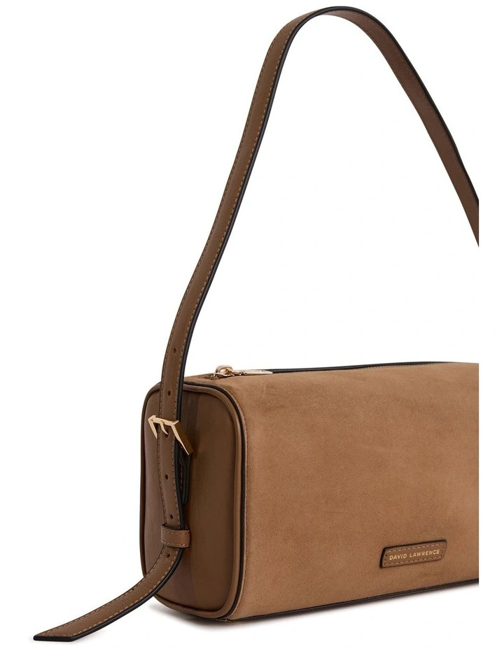 Harriet Suede Leather Bag in Caramel image 2