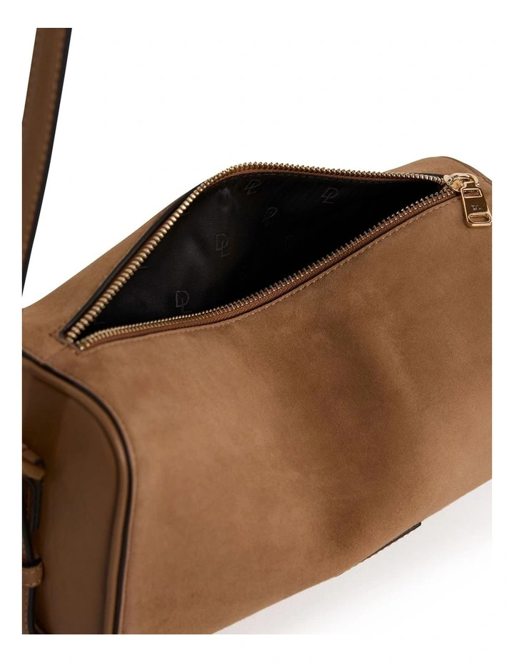 Harriet Suede Leather Bag in Caramel image 3