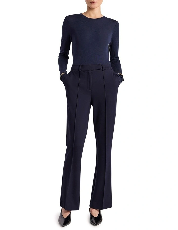 Lorelai Long Sleeves Babywool Top in Midnight image 2