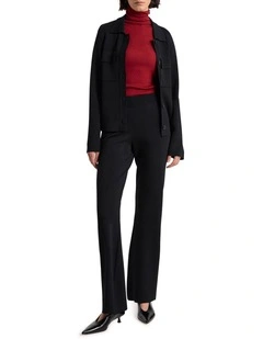 Margot Milano Knit Pant in Black