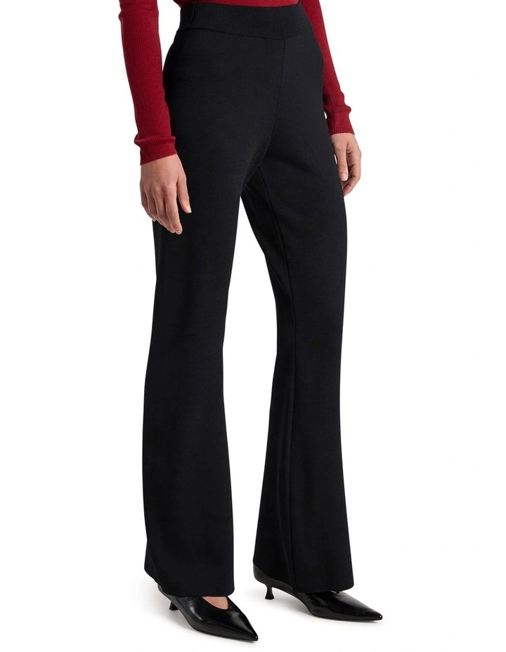 Margot Milano Knit Pant in Black image 3
