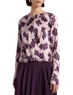 Fauna Blouse in Dusk Multi
