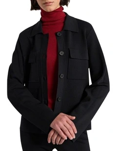 Laila Milano Knit Jacket in Black