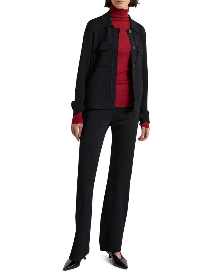 Laila Milano Knit Jacket in Black image 2