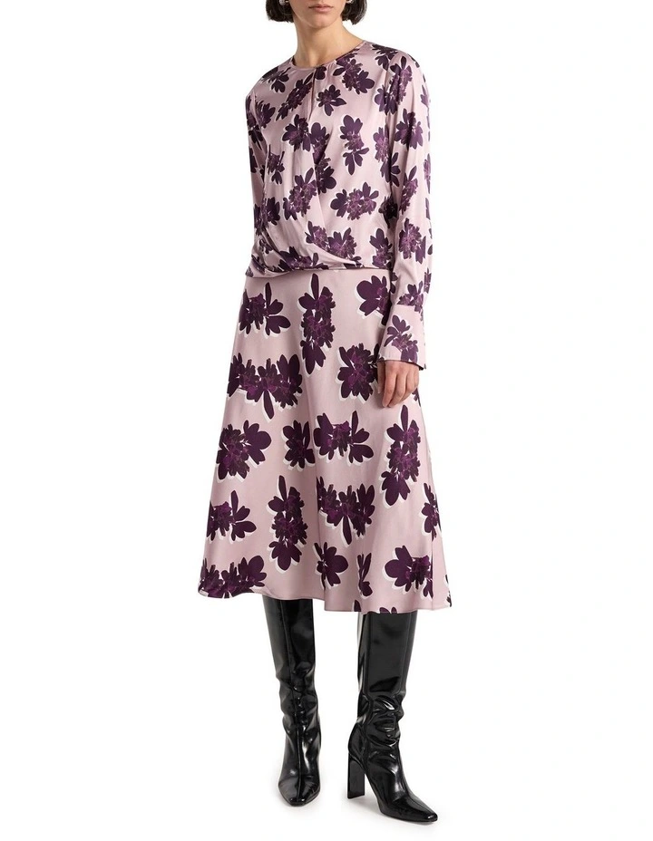 Fauna Midi Skirt in Dusk Multi image 1