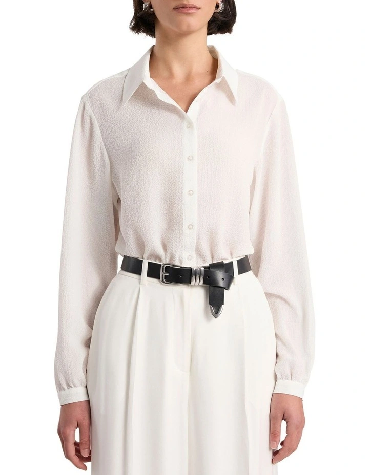 Carlton Shirt in Ivory image 1