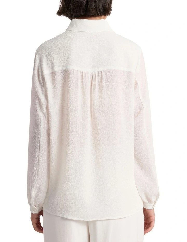 Carlton Shirt in Ivory image 5
