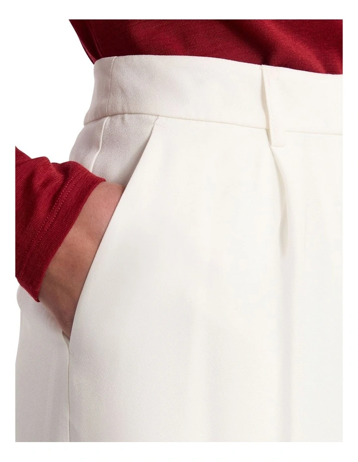 Bronte Wide Leg Pant in Ivory image 3