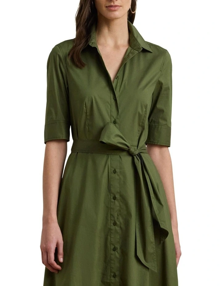 Cotton-Blend Shirtdress image 1