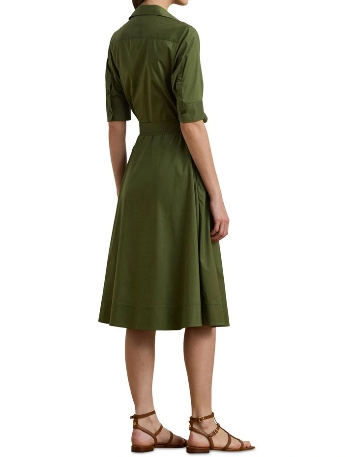 Cotton-Blend Shirtdress image 2