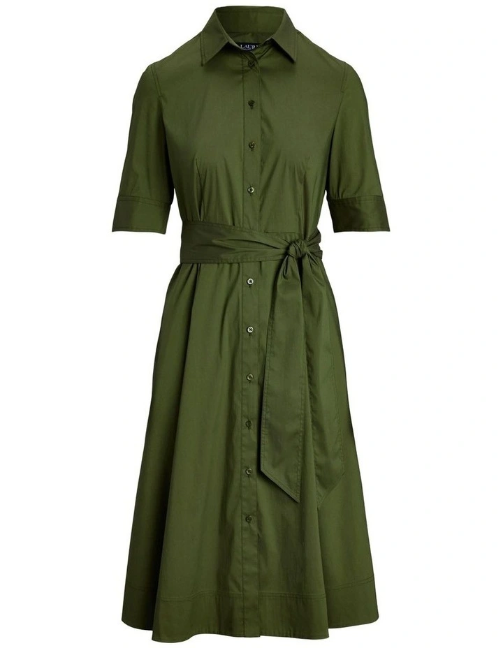 Cotton-Blend Shirtdress image 4