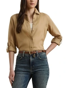 Relaxed Fit Linen Shirt