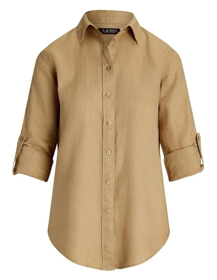 Relaxed Fit Linen Shirt image 4