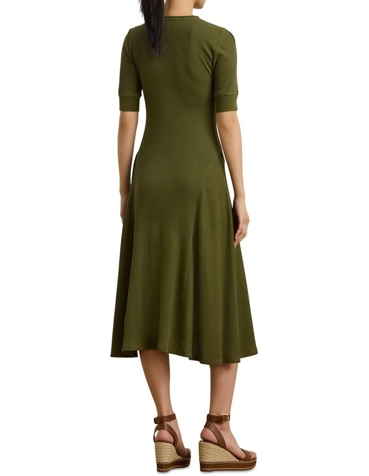 Cotton Henley Dress image 2