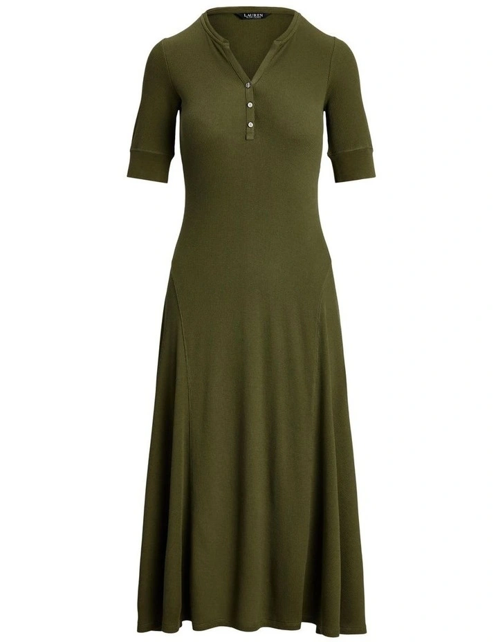 Cotton Henley Dress image 4