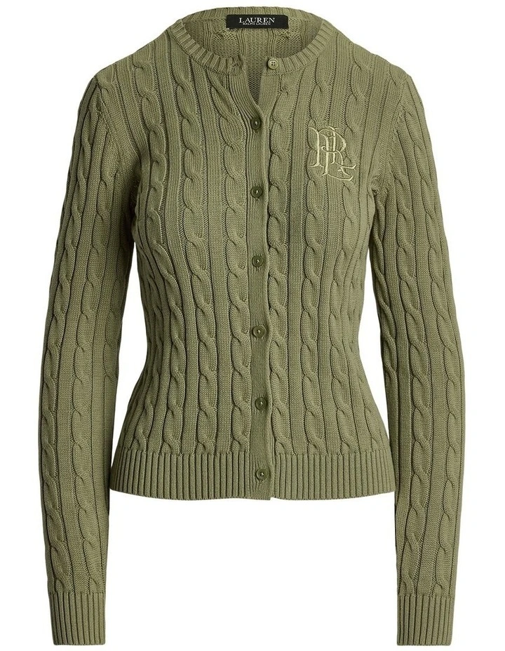 Cable-Knit Cotton Cardigan image 4