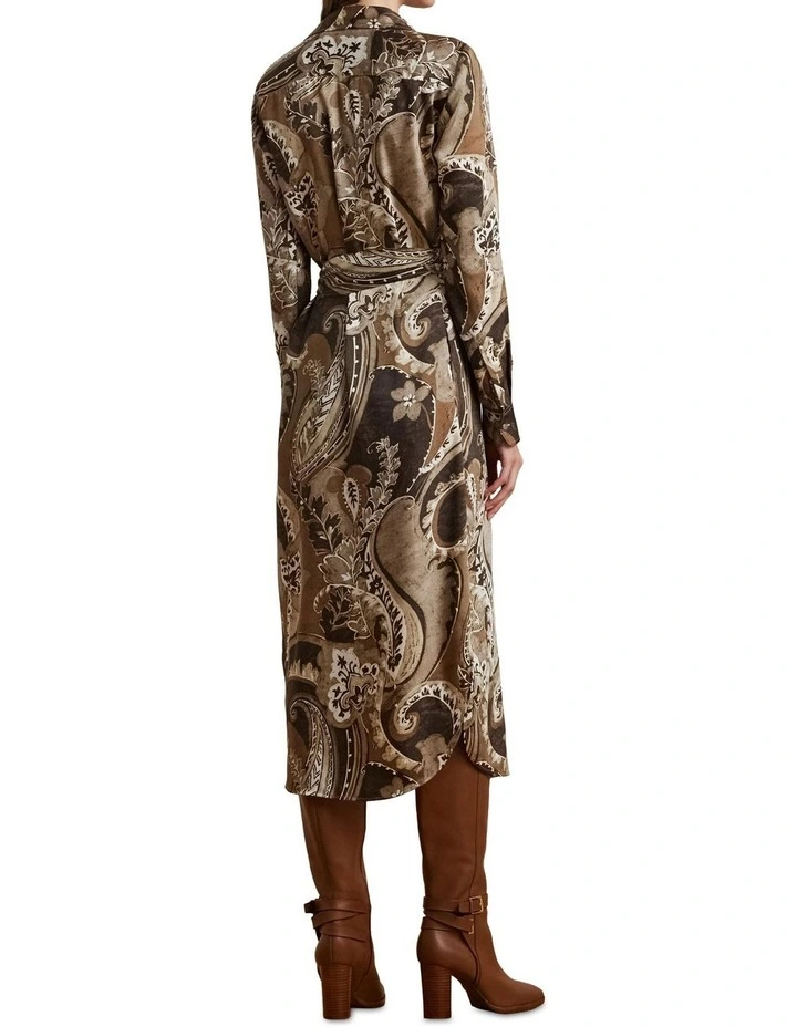 Paisley Twill Shirtdress image 2