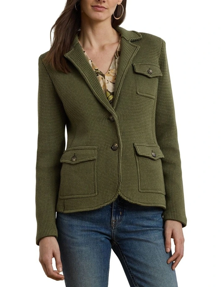 Cotton Sweater Blazer image 1