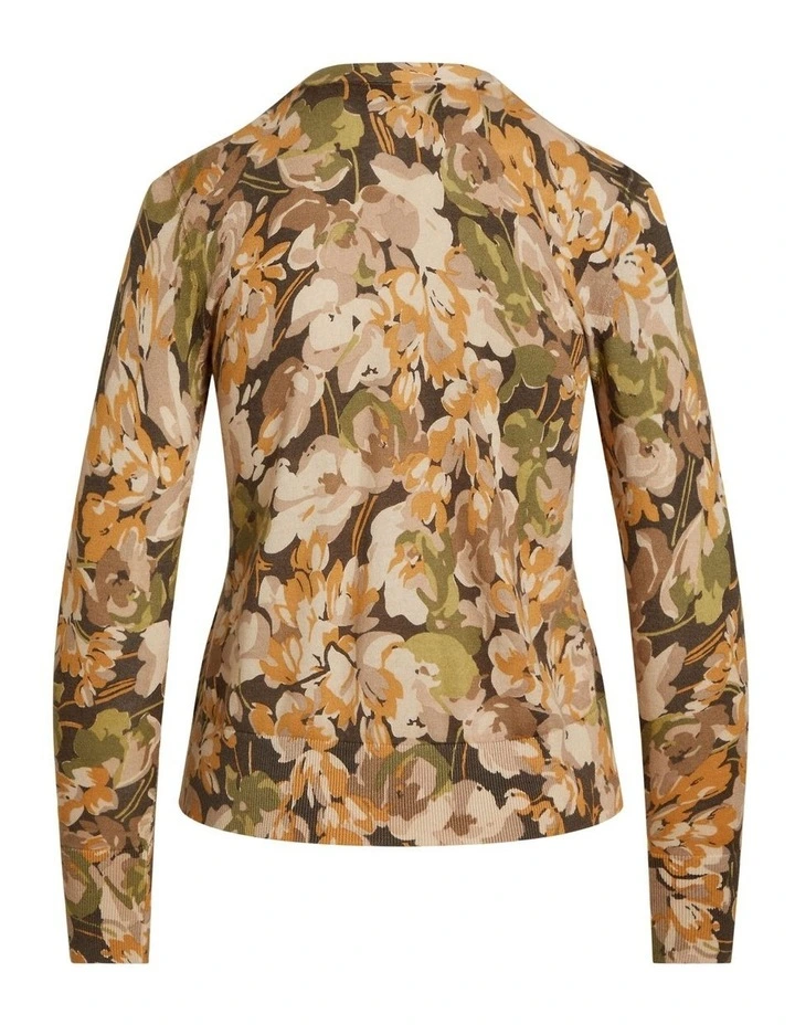 Floral Cotton-Blend Cardigan image 2