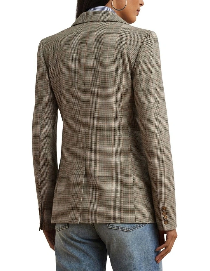Glen Plaid Cotton-Blend Twill Blazer image 2