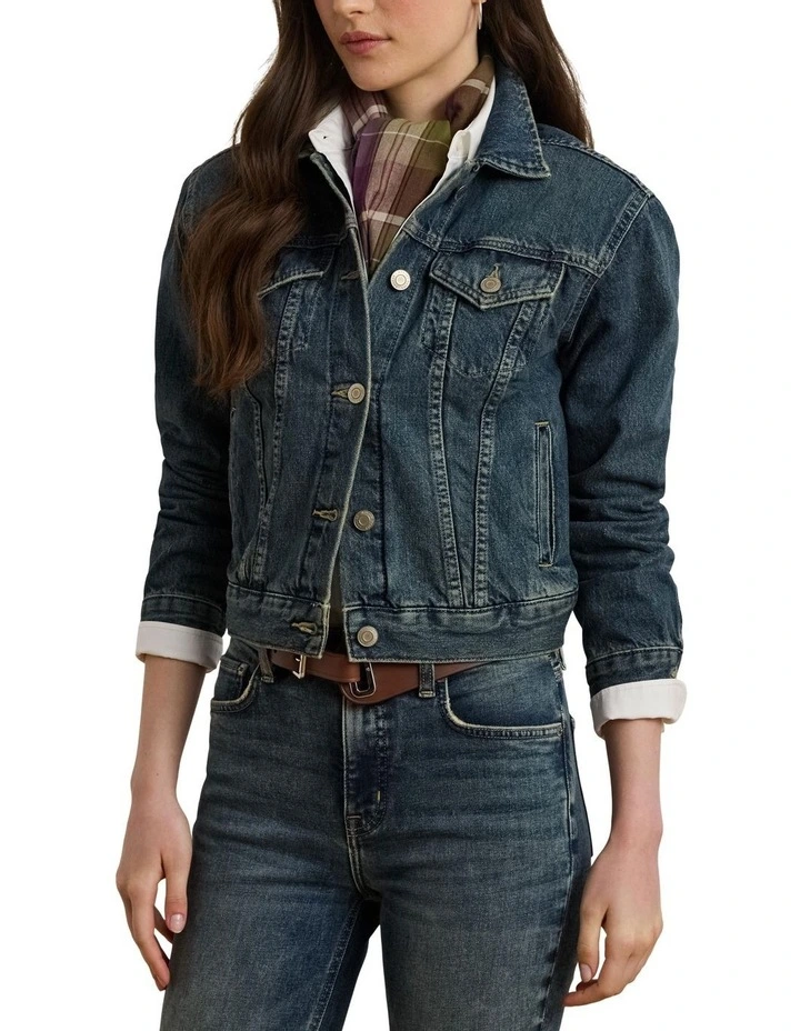 Denim Trucker Jacket image 1