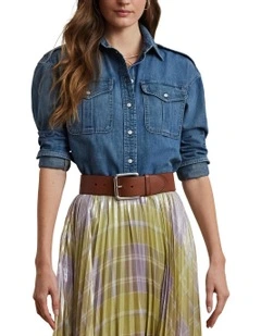 Relaxed Fit Denim Shirt