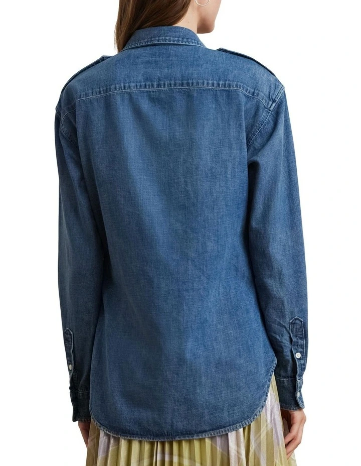 Relaxed Fit Denim Shirt image 2