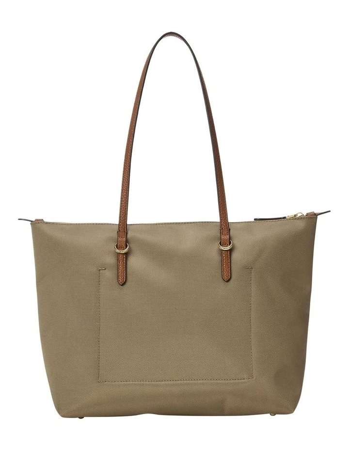 Nylon Medium Keaton Tote Bag in Brown image 2