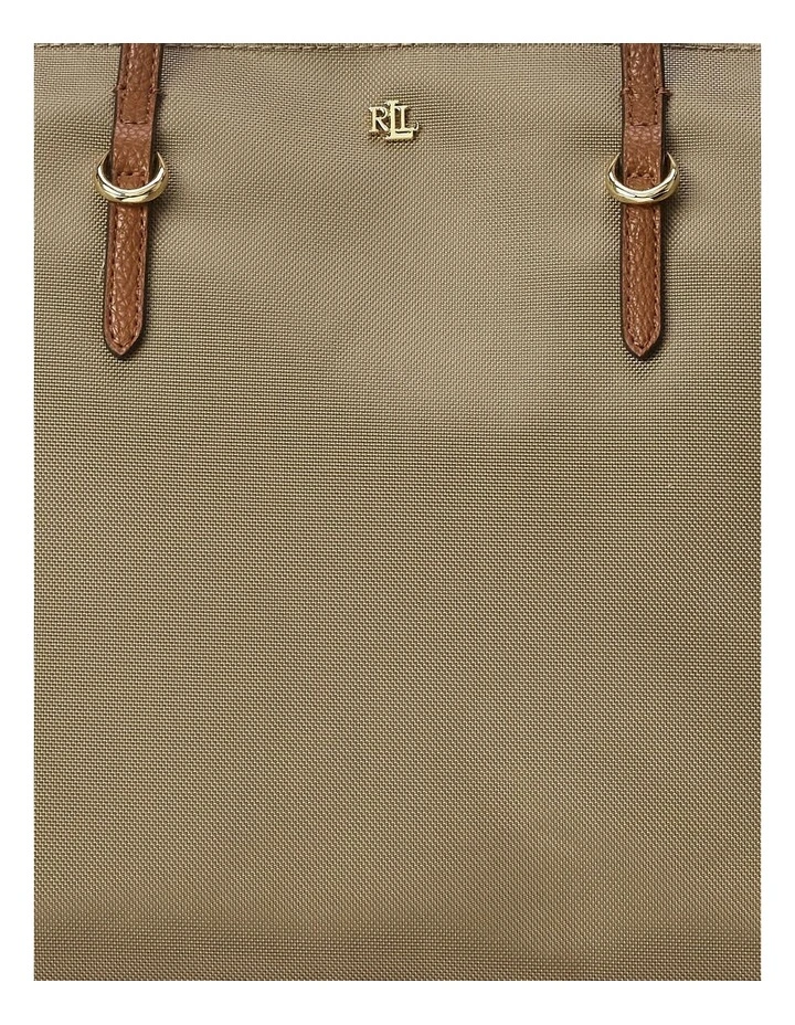 Nylon Medium Keaton Tote Bag in Brown image 4