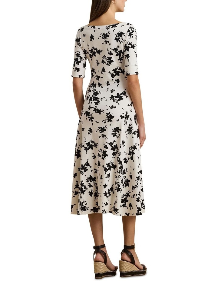ralph lauren floral stretch cotton midi dress Lauren Ralph Lauren Floral Cotton Elevated Quiet Luxury Midi Derby Dress 14