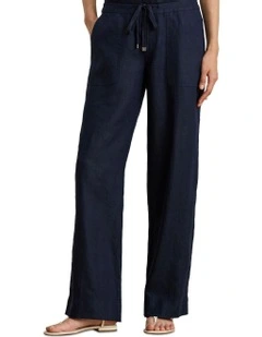 Linen Wide-Leg Pant