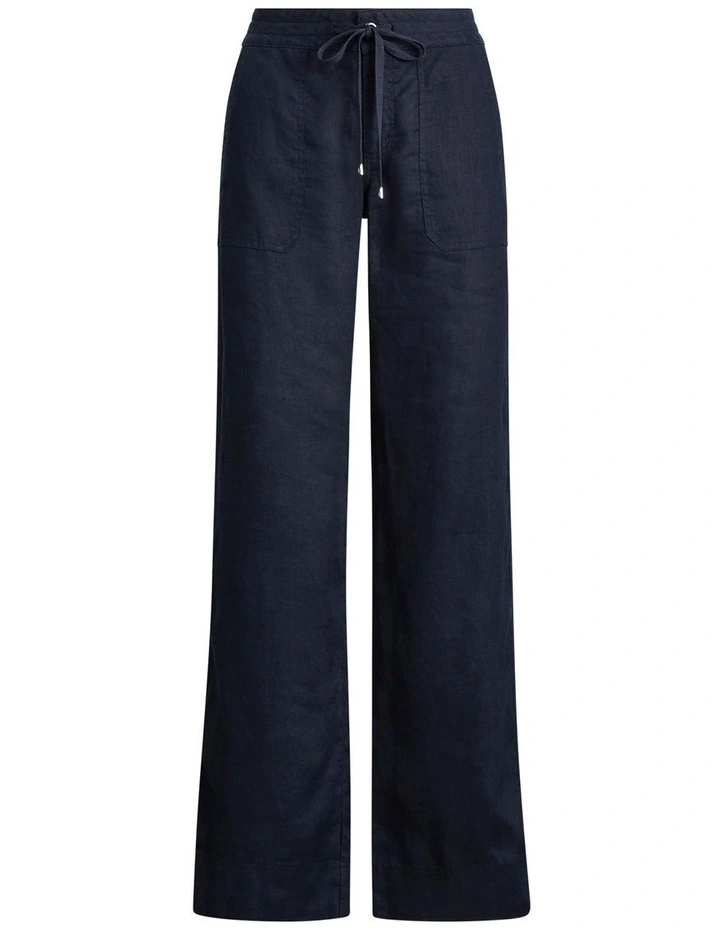 Linen Wide-Leg Pant image 4