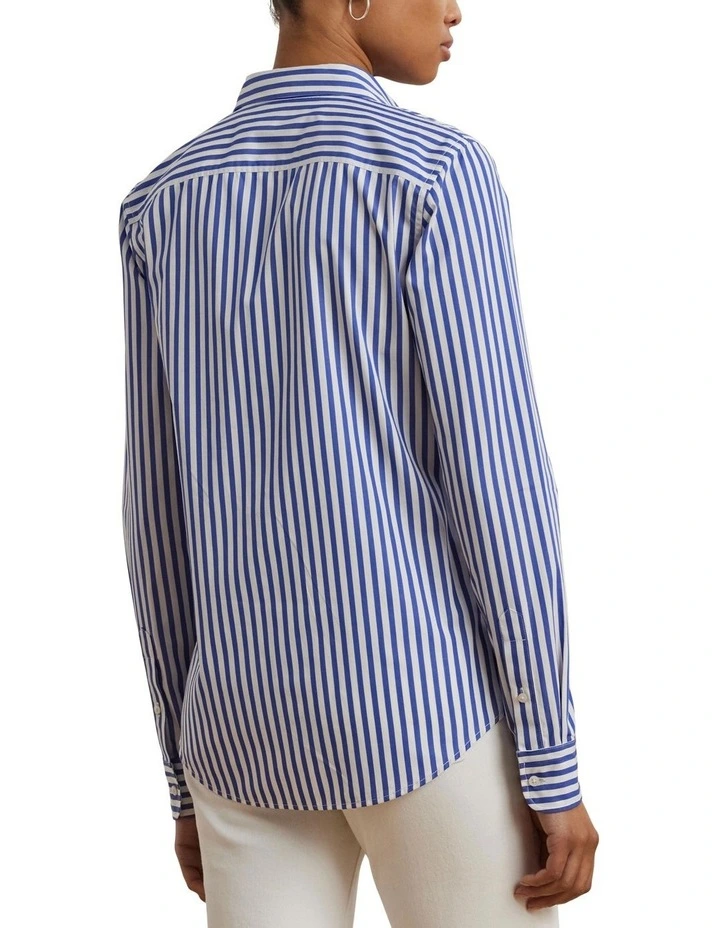 Classic Fit Striped Broadcloth Shirt image 2
