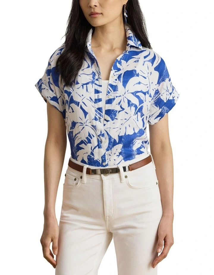 Relaxed Fit Print Short-Sleeve Shirt image 1