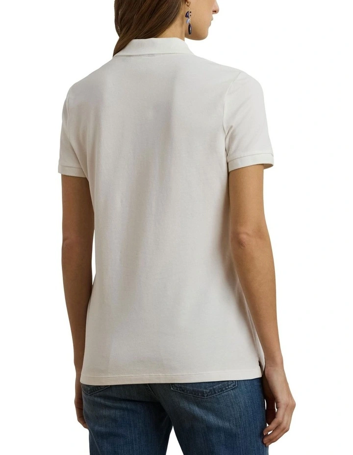 Patchwork Pique Polo Shirt image 2