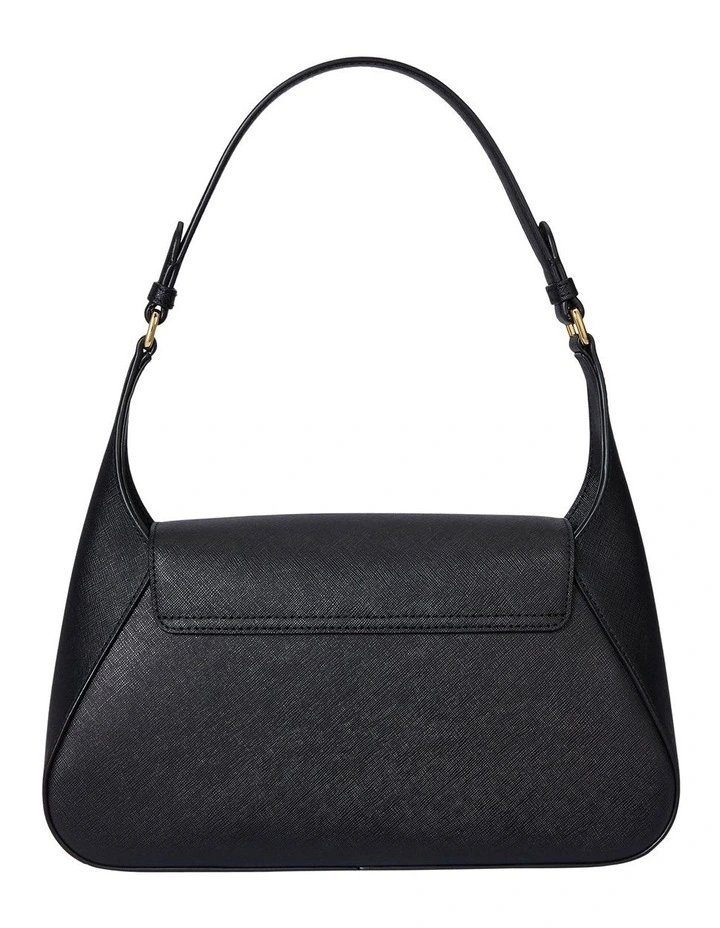 Crosshatch Medium Schylar Shoulder Bag in Black image 2