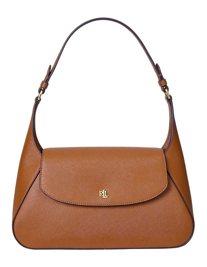 Crosshatch Medium Schylar Shoulder Bag in Brown image 1