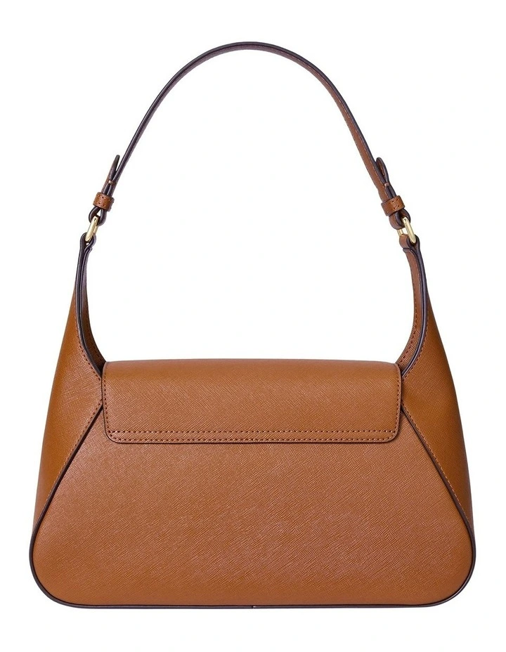 Crosshatch Medium Schylar Shoulder Bag in Brown image 2