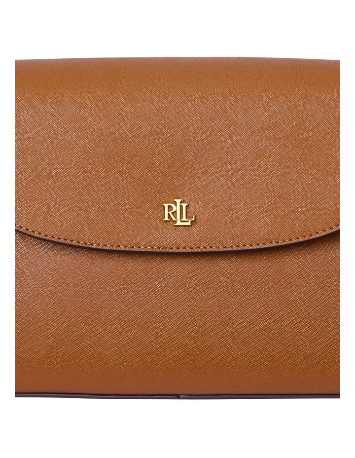 Crosshatch Medium Schylar Shoulder Bag in Brown image 5