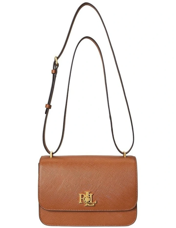 Textured Leather Medium Sophee Bag in Brown image 1