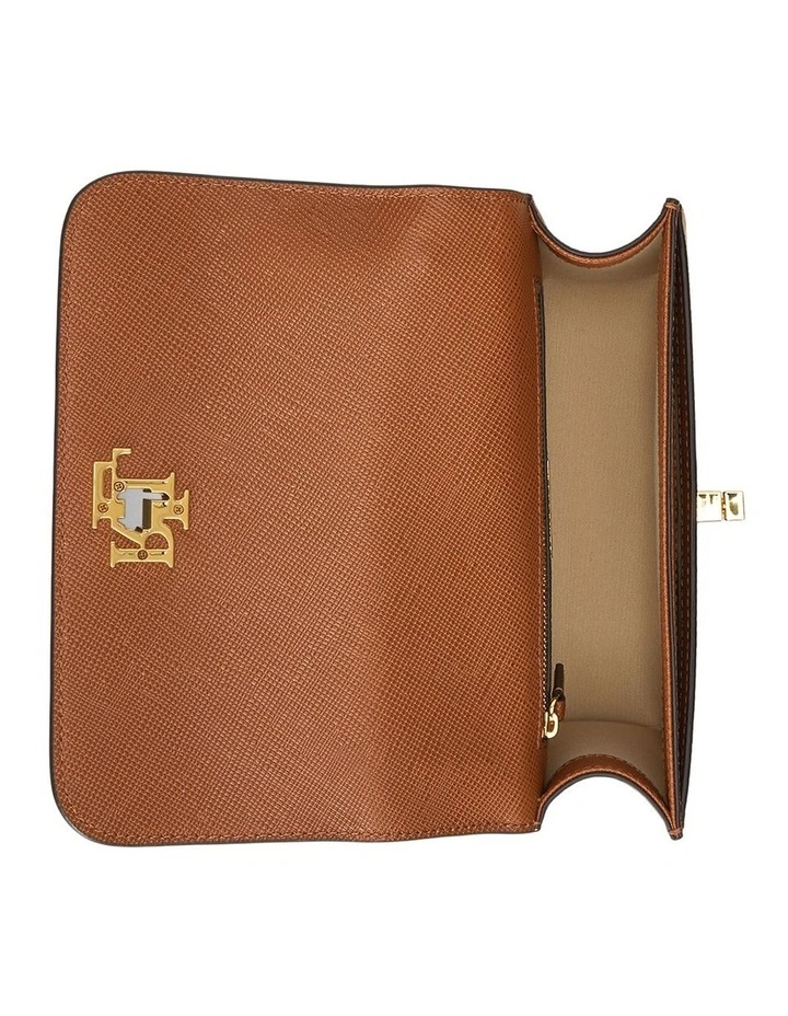 Textured Leather Medium Sophee Bag in Brown image 3