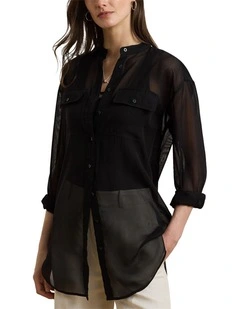 Shadow-Stripe Dobby Shirt