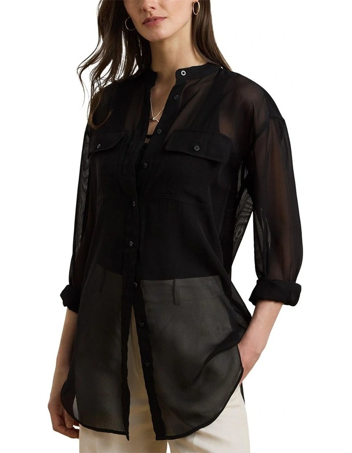 Shadow-Stripe Dobby Shirt image 1