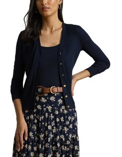 Cotton-Blend Cardigan