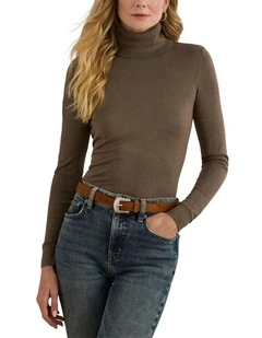 Silk-Blend Turtleneck Sweater