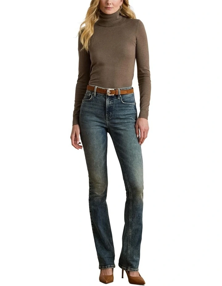 Silk-Blend Turtleneck Sweater image 3