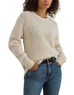 Herringbone Oversize Sweater